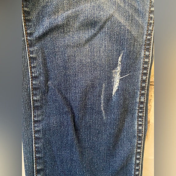 Vintage Vibes J. Crew Jeans MidRise Rip And Repair Women’s Sz 25 Distressed Blue - Picture 10 of 13